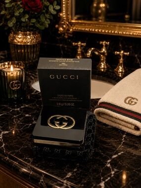 Gucci Black and Gold Eye Shadow Palette,NIB